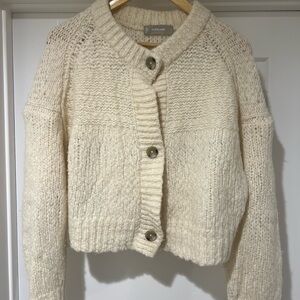 Everlane Cream Women's Cardigan